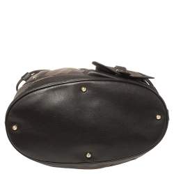 Lancel Brown Leather and Suede Limited Edition 219/300 Flirt Hobo