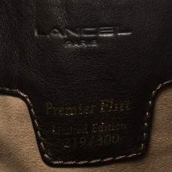 Lancel Brown Leather and Suede Limited Edition 219/300 Flirt Hobo