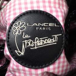 Pre Owned Lancel Black Fabric and Leather Le Brigitte Bardot Hobo