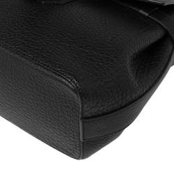 Lancel Black Grained Leather Small Charlie De Lancel Top Handle Bag