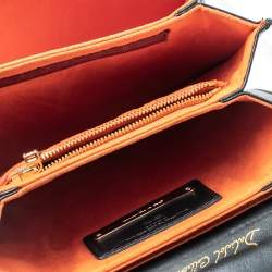 Pre Owned Lancel Black Leather Dalidol Shoulder Bag