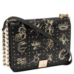 Pre Owned Lancel Black Leather Dalidol Shoulder Bag