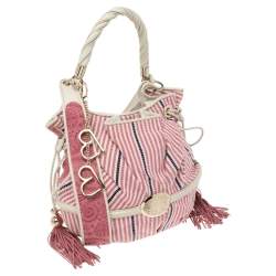 Lancel Multicolor Suede and Leather Le Brigitte Bardot Shoulder Bag