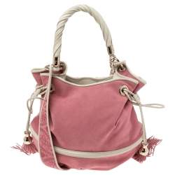 Lancel Multicolor Suede and Leather Le Brigitte Bardot Shoulder Bag