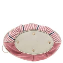 Lancel Multicolor Suede and Leather Le Brigitte Bardot Shoulder Bag