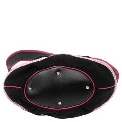 Pre Owned Lancel Multicolor Fabric And Leather Collectible Edition 753 of 888 Bardot Bucket Bag