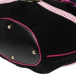 Pre Owned Lancel Multicolor Fabric And Leather Collectible Edition 753 of 888 Bardot Bucket Bag