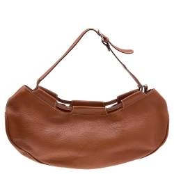 Lancel Brown leather Multipocket Shoulder Bag