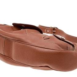 Lancel Brown leather Multipocket Shoulder Bag