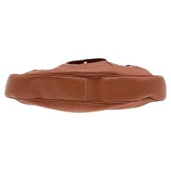 Lancel Brown leather Multipocket Shoulder Bag