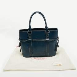 Lancel Blue Leather Shoulder Bag