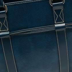 Lancel Blue Leather Shoulder Bag