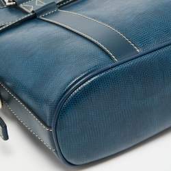 Lancel Blue Leather Shoulder Bag