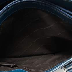Lancel Blue Leather Shoulder Bag