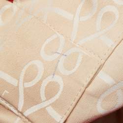 Pre Owned Lancel Red Leather Premier Flirt Bucket Bag