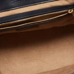 Pre Owned Lancel Tri Color Leather Josephine Top Handle Bag