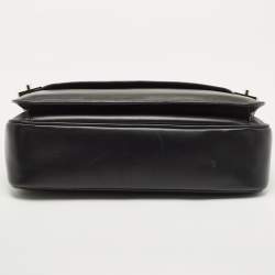 Lancel Black Leather L De Lancel Top Handle Bag
