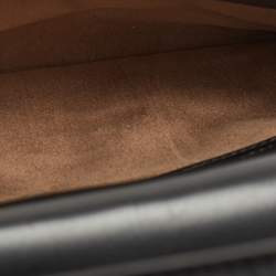 Lancel Black Leather L De Lancel Top Handle Bag