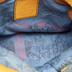 Pre Owned Lancel Brown Leather Premiere Flirt Bucket Bag