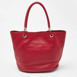 Lancel Multicolor Leather Tote