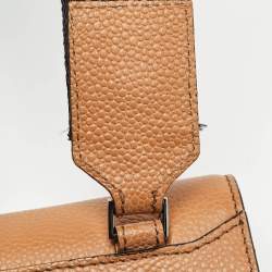 Lancel Brown/Black Leather Mini Neon de Lancel Crossbody Bag