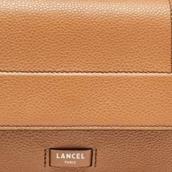 Lancel Brown/Black Leather Mini Neon de Lancel Crossbody Bag