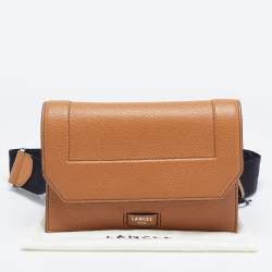 Lancel Brown/Black Leather Mini Neon de Lancel Crossbody Bag