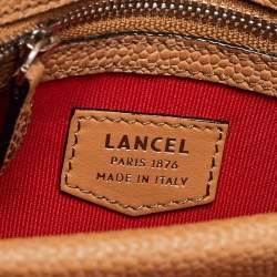 Lancel Brown/Black Leather Mini Neon de Lancel Crossbody Bag