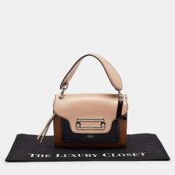 Lancel Tricolor Leather Clic Shoulder Bag