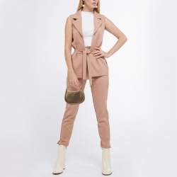 Pre Owned Lanvin Bronze Patent Leather Nano Cat Hobo