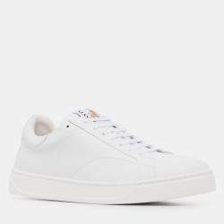 Pre Owned Lanvin Leather Sneaker in White Size 35