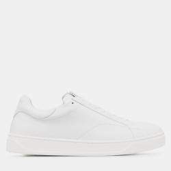 Pre Owned Lanvin Leather Sneaker in White Size 35