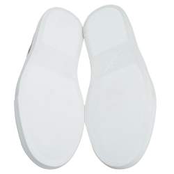 Pre Owned Lanvin Multicolor Python Slip On Sneakers Size 41