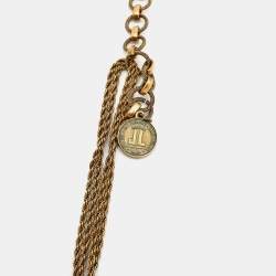 Pre Owned Lanvin Antique Gold Tone Necklace