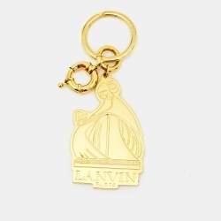 Lanvin Gold Tone Keychain