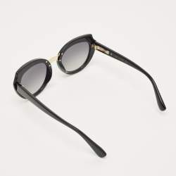 مملوكة مسبقًا Lanvin Black Gradient SLN 717 Cat Eye Sunglasses