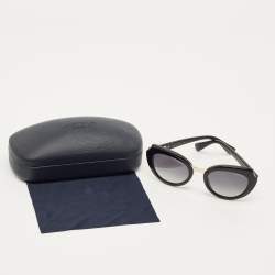 مملوكة مسبقًا Lanvin Black Gradient SLN 717 Cat Eye Sunglasses