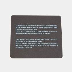 Pre Owned Lanvin Gold Tone Happy Pendant Necklace