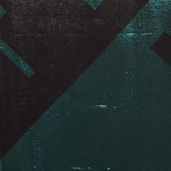 Pre Owned Lanvin Green/Brown I Am Addicted to Gloss Lurex Silk Scarf