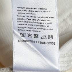 Pre Owned Lanvin White Denim Jeans M Waist 28"
