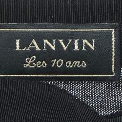 Lanvin Black Knit Embellished Neck Sleeveless Top M