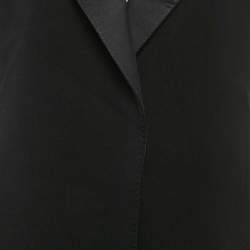 Lanvin Black Wool Sleeveless Coat L