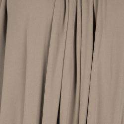 Pre Owned Lanvin Brown Gathered Draped Sleeveless Dress M