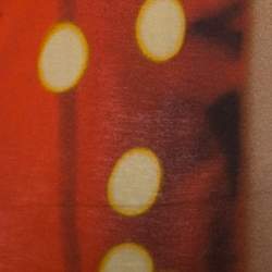 Pre Owned Lanvin Blurry Lights Printed Jersey Racer Back Tank Maxi Dress S