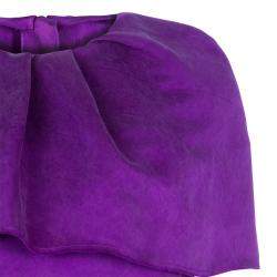 Pre Owned Lanvin F/W 2007 Purple Cape Dress S