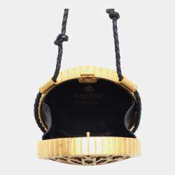 Lanvin Jeweled Metal Tassel Clutch Bag
