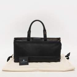 Lanvin Black Leather Satchel