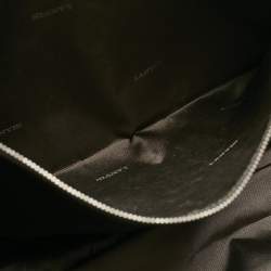 Lanvin Navy Blue Leather Briefcase
