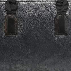 Lanvin Navy Blue Leather Briefcase