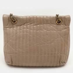 Lanvin Beige Quilted Leather Happy Shoulder Bag